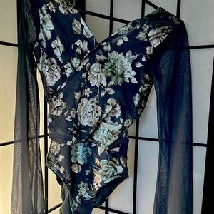 Balera Dance Bodysuit Silver/gray